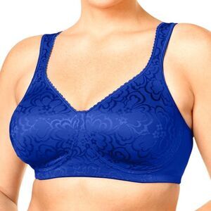 Playtex Women's Blue 18 Hour Ultimate Shoulder Comfort Bra Size 44D NWT